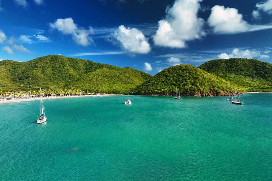 Carlisle Bay in Antigua